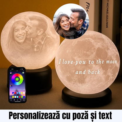 Lampa Lună – Cadou Personalizat